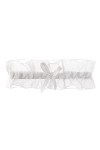 GOOFFY WXYNHHD 1 PC Sexy Bowknot Dentelle Cuisse Anneau De Mariage Noir Blanc Jarretière Ceinture Mariée Élastique Jambe Anne