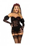 Leg Avenue Heartbreak Bride costume set, M