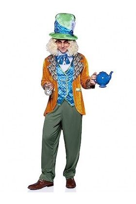 Leg Avenue - Classic Mad Hatter Costumes pour Homme, Multicolore, S