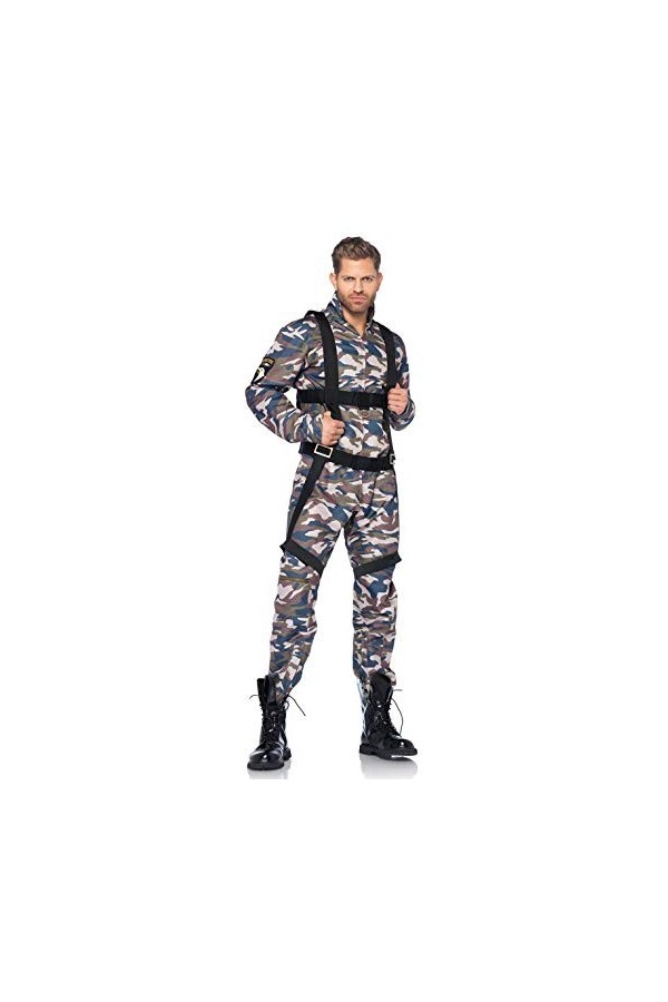 Leg Avenue Costume Homme Paramilitaire Camouflage Taille L