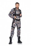 Leg Avenue Costume Homme Paramilitaire Camouflage Taille L