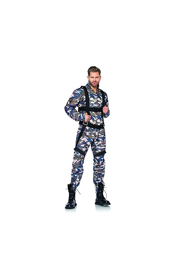 Leg Avenue Costume Homme Paramilitaire Camouflage Taille L
