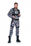 Leg Avenue Costume Homme Paramilitaire Camouflage Taille L