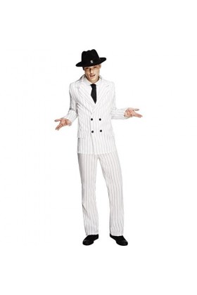 Fever Gangster Costume Male Chest 38"-40" Leg Inseam 32.75" 31079M
