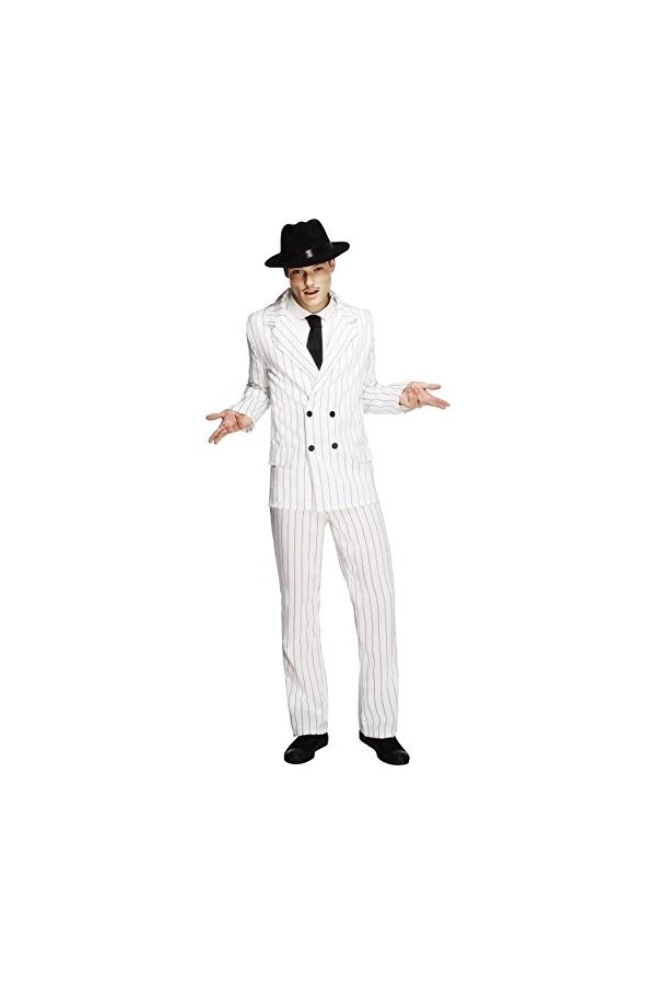 Fever Gangster Costume Male Chest 38"-40" Leg Inseam 32.75" 31079M