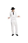 Fever Gangster Costume Male Chest 38"-40" Leg Inseam 32.75" 31079M