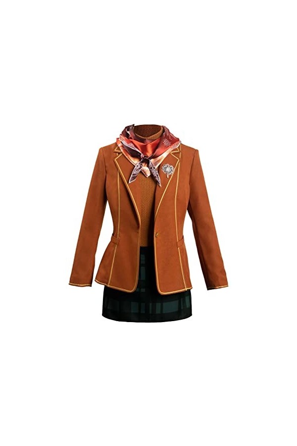 agfosa Ashley Graham Cosplay Re4 Remake Costume Ashley Robe uniforme pour femme XXL