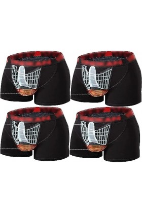 NURCIX Thérapie Magnétique énergique Hommes sous-vêtements Boxer Slips Shorts Pack Hommes Culottes Soins De Santé Respirant A