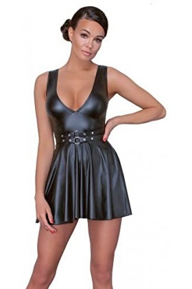 DEMONIA Robe Patineuse Wetlook + Ceinture