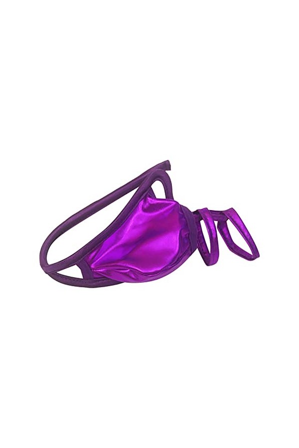 String De Bain Homme Sexy Culotte érotique pour Hommes Sexy Type C Ligne Pantalon Taille Basse Culotte pour Hommes jarretelle