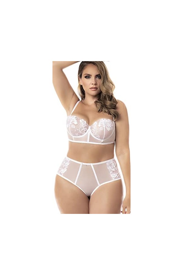 Mapalé by Espiral Mapale Ensemble 2 pièces pour femme, blanc, Large-X-Large
