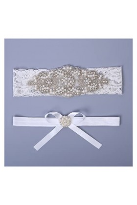 COLIFAS Robe de Demoiselle dhonneur de Mariage avec Porte-Jarretelles en Dentelle Extensible Couleur : Beige, Taille : Tail