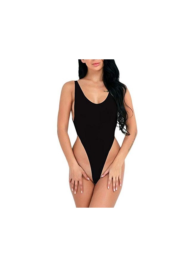 MXXHFC Lingerie Sexy pour Femme pour Sexe Plus Taille Lingerie Transparente Body pour Femme sous-Vêtements Sexy avec String S