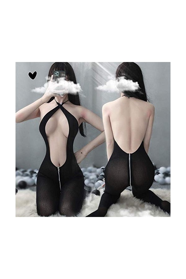 Ensembles de Lingerie pour Femme Vêtements Lingerie Sexy Robe en Dentelle pour Femme Lingerie Taille Unique Transparente T