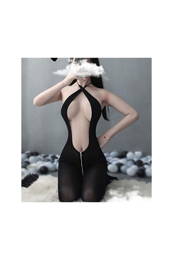 Ensembles de Lingerie pour Femme Vêtements Lingerie Sexy Robe en Dentelle pour Femme Lingerie Taille Unique Transparente T