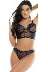 Mapalé by Espiral Ensemble deux pièces 8778 pour femme, noir, Large-X-Large