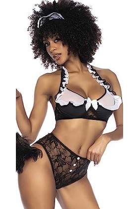 Mapalé by Espiral 60005 Costume de Femme de Chambre française Ensemble de Lingerie, comme sur la Photo