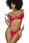 Mapalé by Espiral Ensemble deux pièces 2740 pour femme, Rouge mouillé, Small