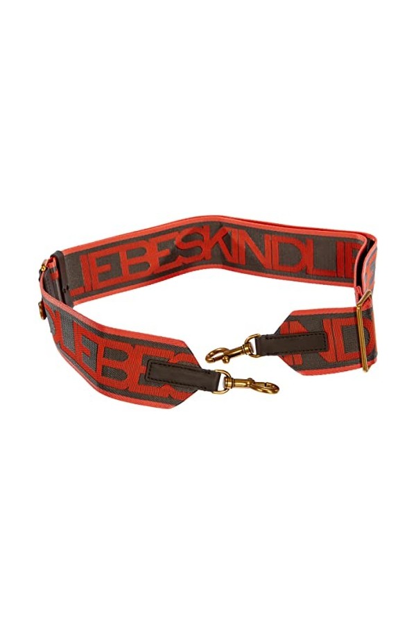 Liebeskind Berlin Sangle avec Logo, Bretelles Longues Femme, Salvia, Shoulder Straps Long