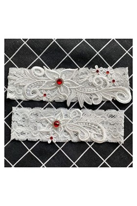 Élégante Dentelle De Mariée Élastique Jarretière Ceinture Sexy Cuisse Anneau De Bal Cosplay Accessoires De Mariage Couleur: 