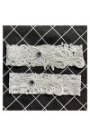Élégante Dentelle De Mariée Élastique Jarretière Ceinture Sexy Cuisse Anneau De Bal Cosplay Accessoires De Mariage Couleur: 