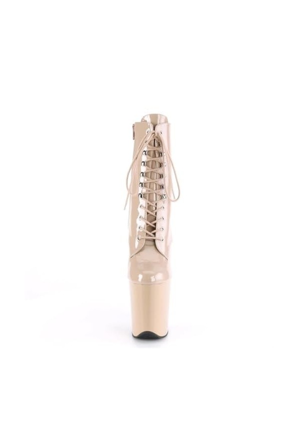 PROMI Talon Aiguille Bottes À Talons Hauts 20cm Bottes Courtes À Talon Fin Bottes Basses Pour Femmes Bottes À La Mode Bottes 