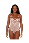 Dreamgirl Body rose avec dentelle - DG11814PNK - XL, Bleu