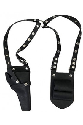costumebase Harnais Harnais Harley Quinn Épaule Gun Holster Noir