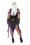 Leg Avenue Sultry Sea Witch Panamas, Noir Black, Purple , Taille Fabricant: 1X-2XUk 18-22 Femme