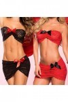 Lingerie Sexy Body Femme Ensemble de Lingerie Sexy Pyjama Babydoll Lingerie en Dentelle Noir Taille Unique Noir Taille Uni