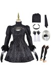 Foanja Automata Déguisement Femme Cosplay NieR YoRHa No.2 Robots Sexy Uniforme Complet Halloween Carnaval Pâques Epiphany Ann