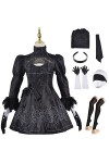 Foanja Automata Déguisement Femme Cosplay NieR YoRHa No.2 Robots Sexy Uniforme Complet Halloween Carnaval Pâques Epiphany Ann