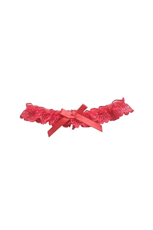 ACiyD 2 Pièces/Ensemble Femmes Mariage Mariée Ceinture Dentelle Bowknot sous-Vêtements Leg Lock up Set Jarretière Ceinture De