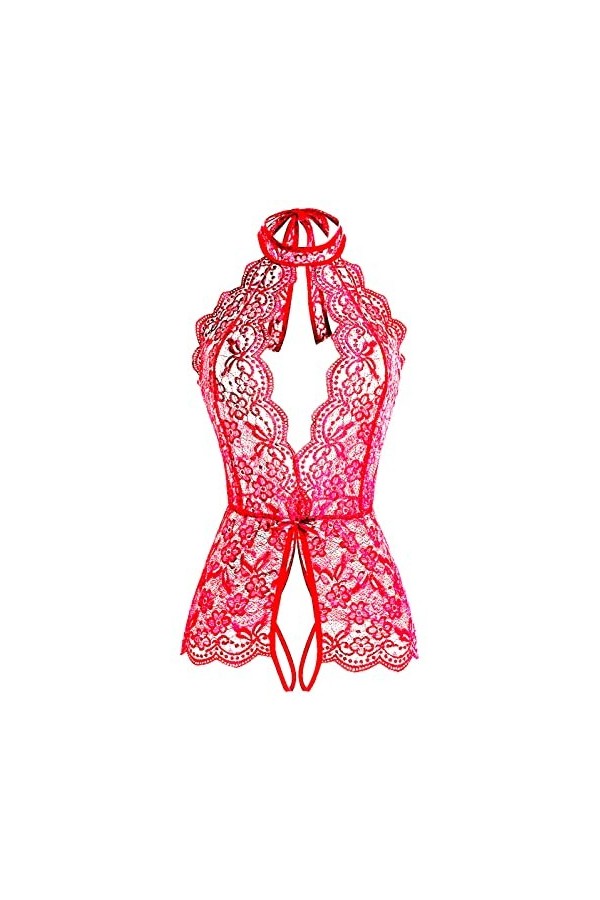 Femmes pour Lingerie Sexy&nbsp;&nbsp;Voir à Travers des Pyjamas Ouverts Sexy, des Combinaisons de Lingerie érotique