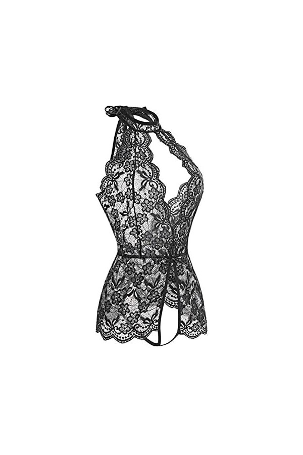 Femmes pour Lingerie Sexy&nbsp;&nbsp;Voir à Travers des Pyjamas Ouverts Sexy, des Combinaisons de Lingerie érotique