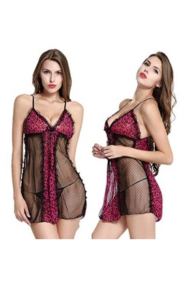 OQHAIR sous-vêtements érotiques Lingerie Sexy Lingerie Sexy en épissage léopard Hot Women Sexy Costumes sous-vêtements Exotiq