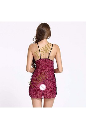 OQHAIR sous-vêtements érotiques Lingerie Sexy Lingerie Sexy en épissage léopard Hot Women Sexy Costumes sous-vêtements Exotiq