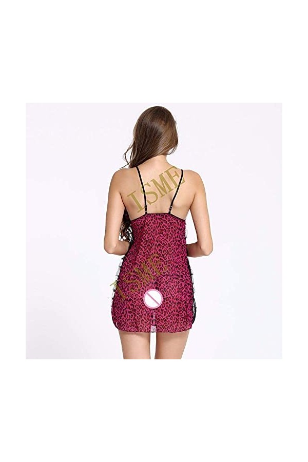 OQHAIR sous-vêtements érotiques Lingerie Sexy Lingerie Sexy en épissage léopard Hot Women Sexy Costumes sous-vêtements Exotiq