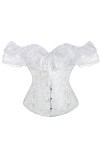 ZTIANEF Ouvrir lentrejambeSexy corset à une épaule lingerie nœud sculpter sangle fendue, noir, M
