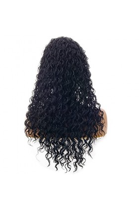 DUNEL Wigs Hair For Women Shoulder Length Water Wave Wigs With Headband Greyblue Smooth Halloween Party Costume Cosplay Wig B