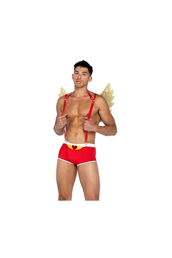 Roma Mens Naughty Cupid Fancy Dress Costume Large