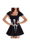 LPQSY Cosplay vêtements Femme Automne Confort Couleurs vêtements Dentelle Coeur Amour Graphique Travail Uniforme Sexy Mignon 