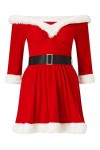 Ann Summers Robe de Père Noël sexy pour femme Rouge, Rouge, M