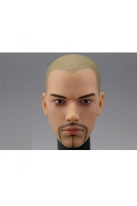 Sculpture De Tête Masculine De Soldat 1/6 Figurine De Tête De Moine Corps Masculin B 