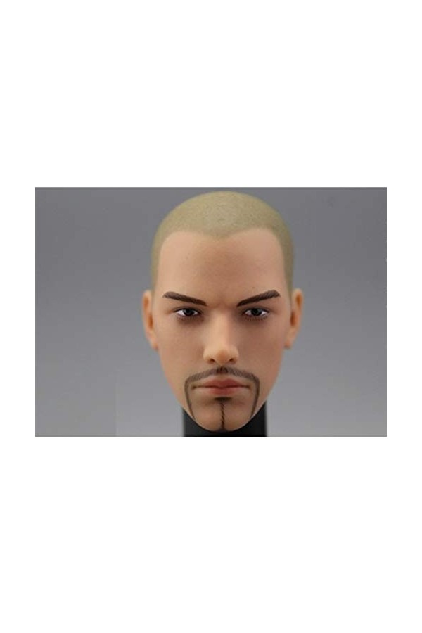 Sculpture De Tête Masculine De Soldat 1/6 Figurine De Tête De Moine Corps Masculin B 