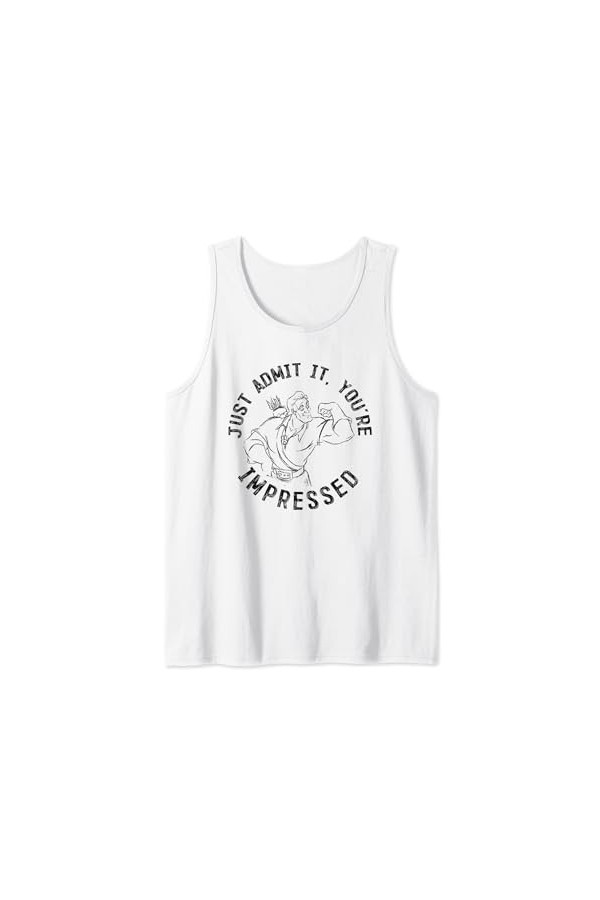 Disney Beauty And The Beast Gaston Flex Youre Impressed Tank Top