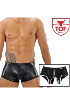 TOF Paris Shorty Fetish Full-Zip Noir
