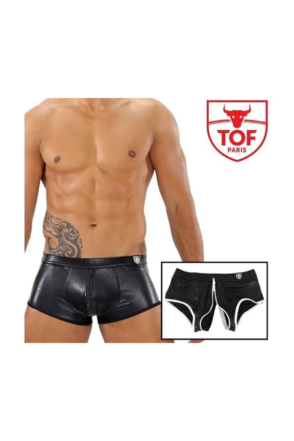 TOF Paris Shorty Fetish Full-Zip Noir