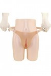 Tex-Eorey Cacher Gaff Panty Silicone Faux Viginal Thong Fesses Lifter Hip Enhancer Panties Sexy Silicone Shapewear sous-vêtem