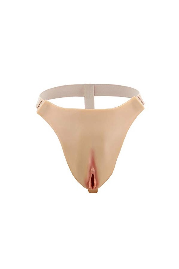 Tex-Eorey Cacher Gaff Panty Silicone Faux Viginal Thong Fesses Lifter Hip Enhancer Panties Sexy Silicone Shapewear sous-vêtem